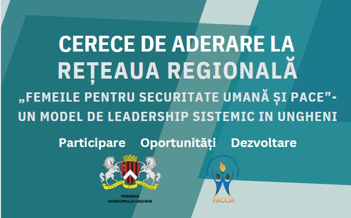 Cerere de aderare la Rețeaua regională Femeile pentru Securitatea Umană și Pace