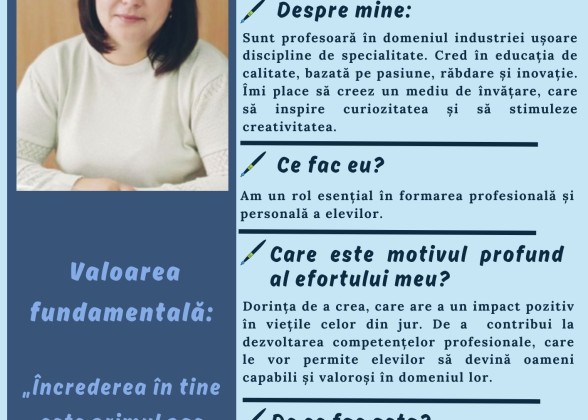 Olga Jmurcu - Facilitatoare InnoSchool Moldova 2024