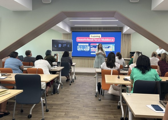 Profesorii din Învățământul Profesional Tehnic din Moldova își dezvoltă competențele în Inovație Socială prin programul InnoSchool Next Moldova - Modulul I de formare